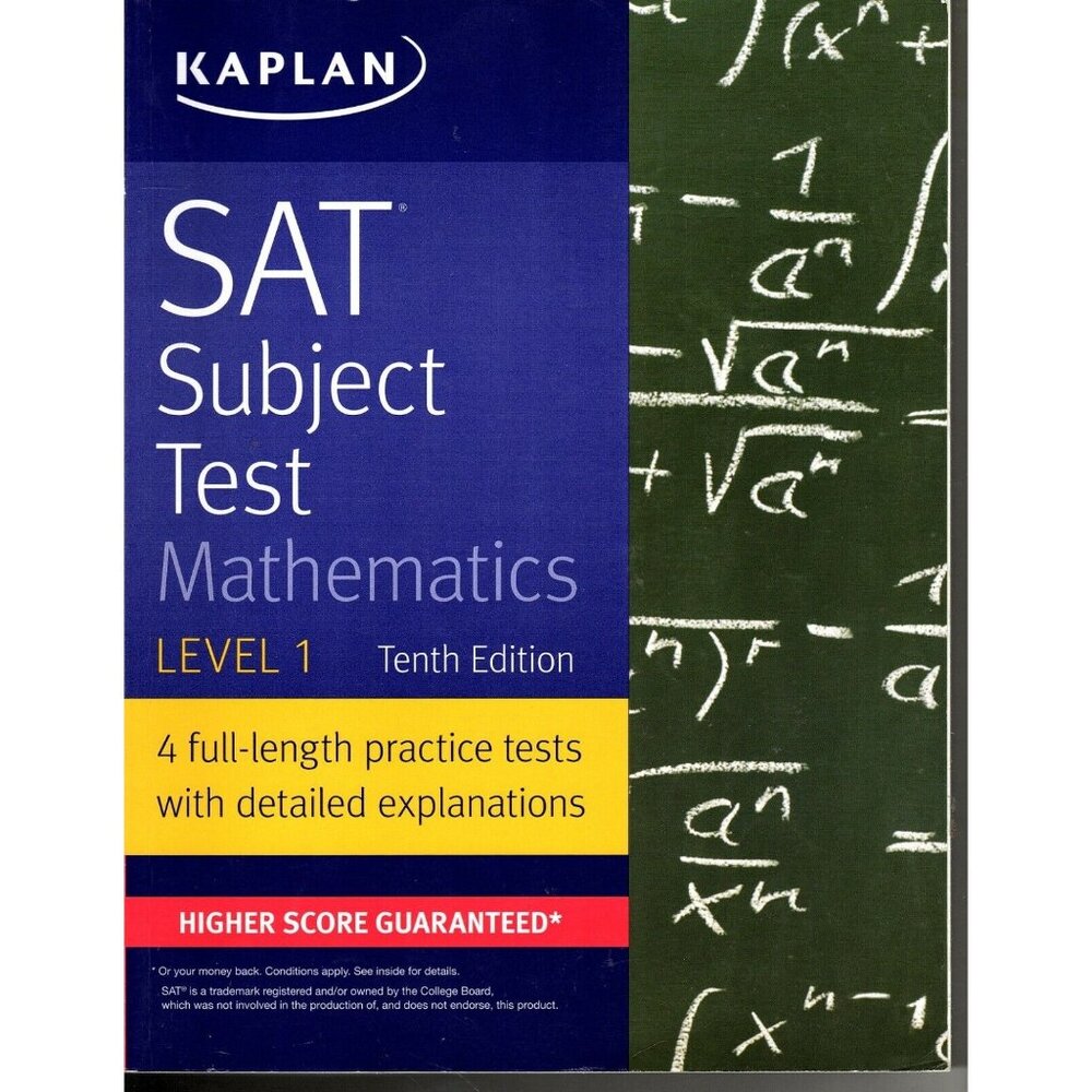 Kaplan SAT Subject Test Mathematics Level 1 With 4 Practice Tests